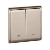 PIENO 2 GANG 2WAY SWITCH E8232L2F_WG_G11 SCHNEIDER