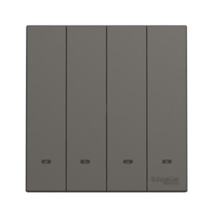 AVATARONC 4 GANG 1 WAY SWITCH DG SCHNEIDER