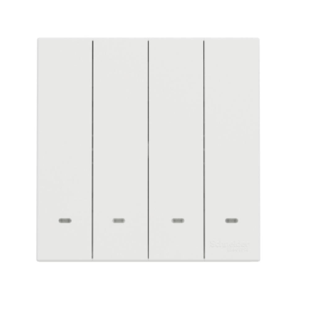 AVATARONC 4 GANG 1 WAY SWITCH WE SCHNEIDER