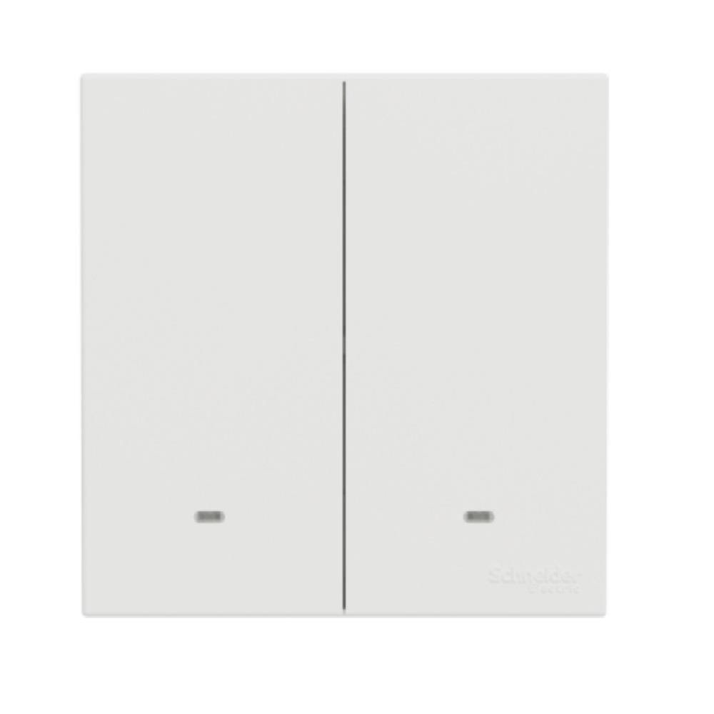 AVATARONC 2 GANG 1 WAY SWITCH WE SCHNEIDER