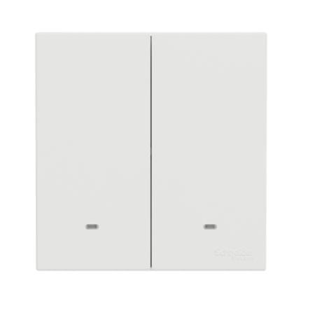 AVATARONC 2 GANG 1 WAY SWITCH WE SCHNEIDER