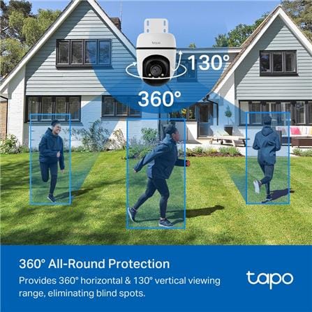 TP-LINK C500 OUTDOOR PAN AND TILT SECURITY WI-FI CAMERA WHITE
