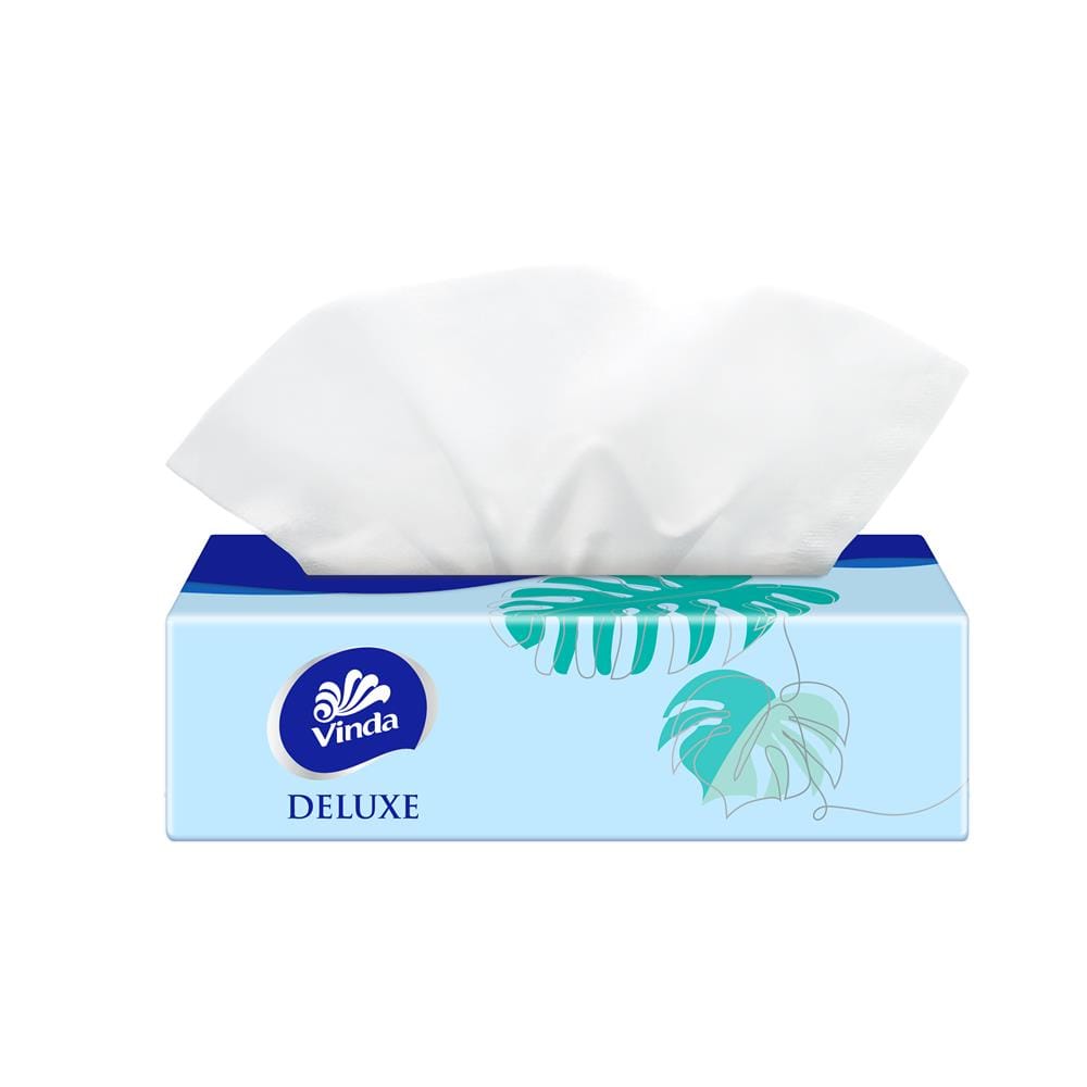 VINDA DELUXE 3PLY FACIAL TISSUE SOFT PACK L (4X110S)