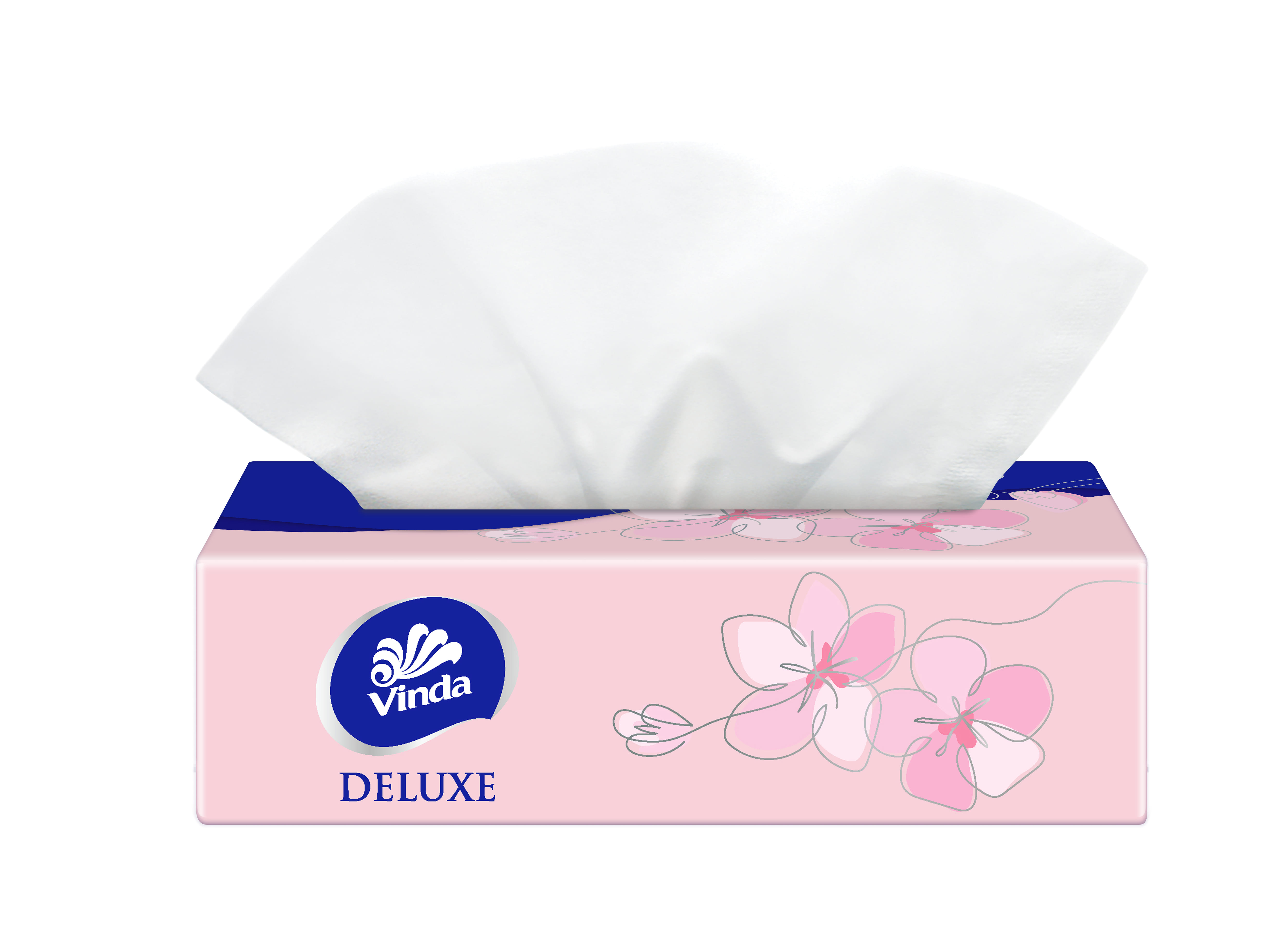 VINDA DELUXE 3PLY FACIAL TISSUE SOFT PACK L (4X110S)