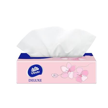VINDA DELUXE 3PLY FACIAL TISSUE SOFT PACK L (4X110S)