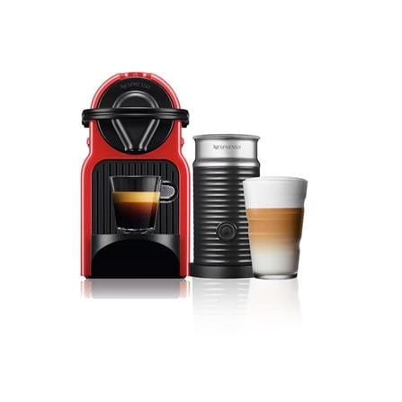 NESPRESSO COFFEE MACHINE INISSIA RED BUNDLE 1260W 0.7L