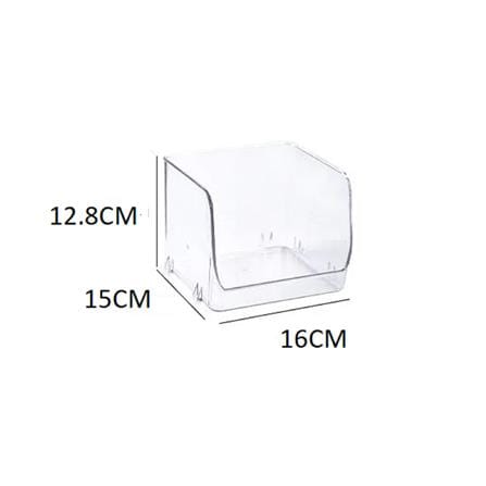 MULTI PURPOSE STACKABLE STORAGE KLEAR KECH 16X15X12.8CM M SIZE CLEAR