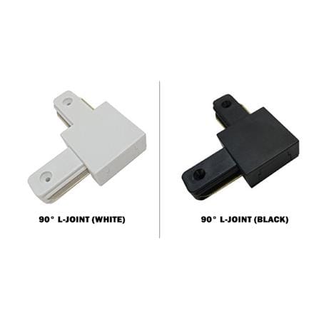 YETPLUS TRACK RAIL L-JOINT WHITE