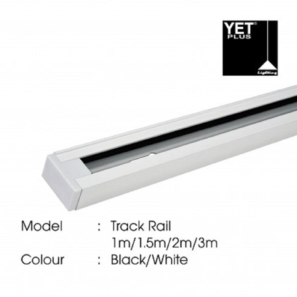 YETPLUS TRACK RAIL 1 METER WHITE