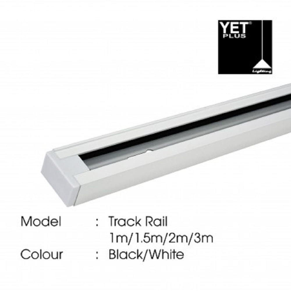 YETPLUS TRACK RAIL 1 METER WHITE