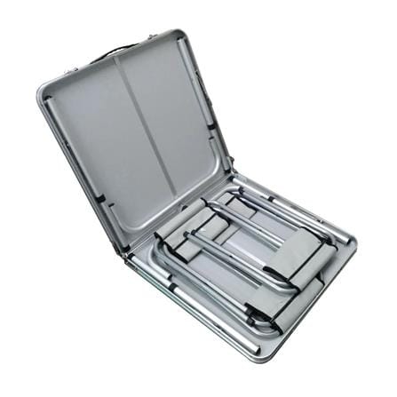 4-SEAT FOLDING PICNIC TABLE SET SPRING SILVER
