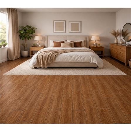 TARA FLOORTILE 60X60CM SQUARE-SHAPED WOOD RED 1.44M2