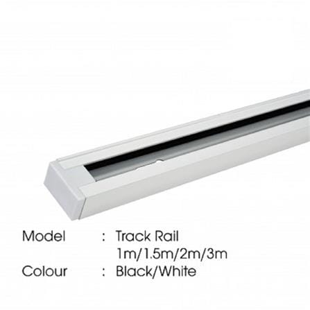 YETPLUS TRACK RAIL 2 METER WHITE