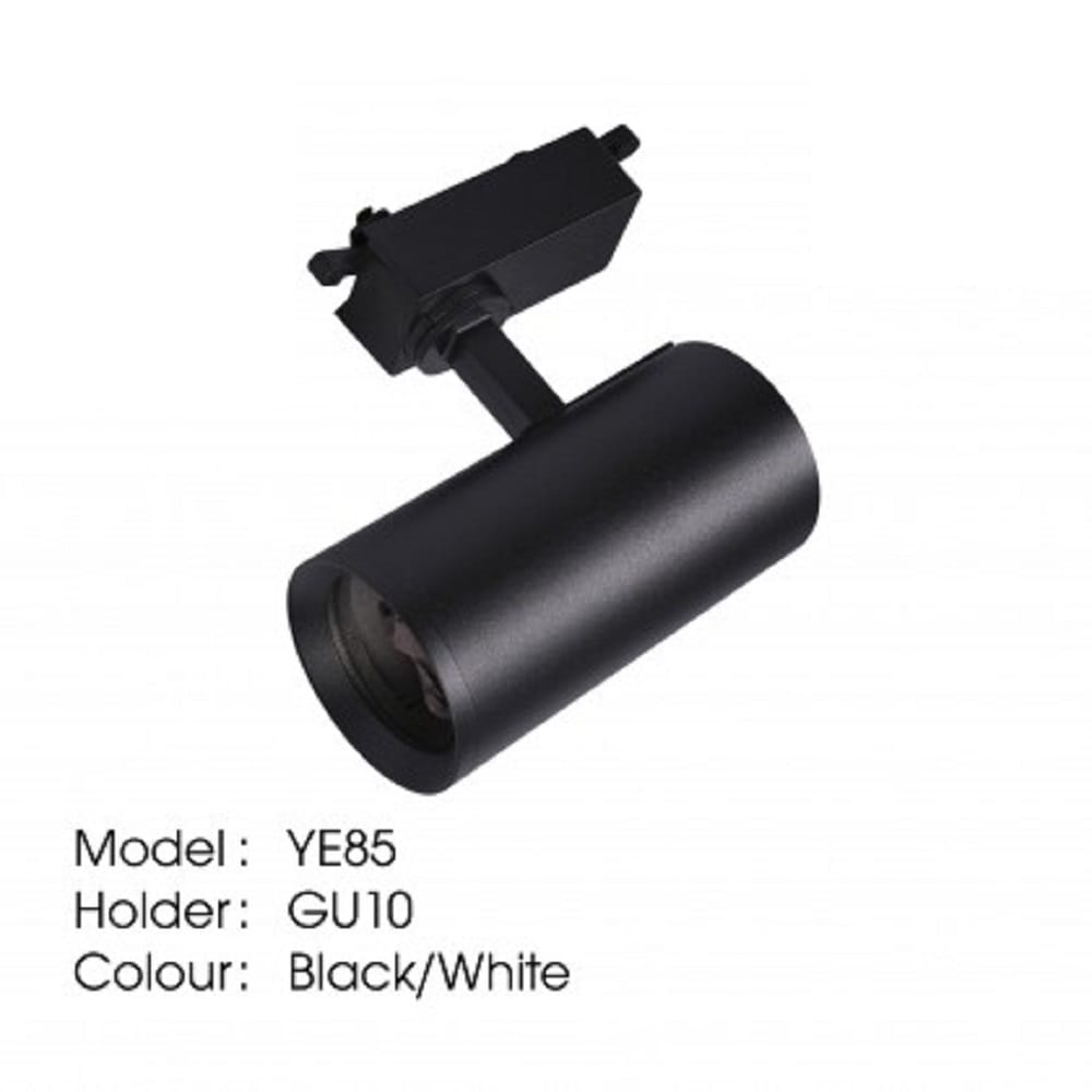 YETPLUS TRACK LIGHT YE85 GU10 BLACK