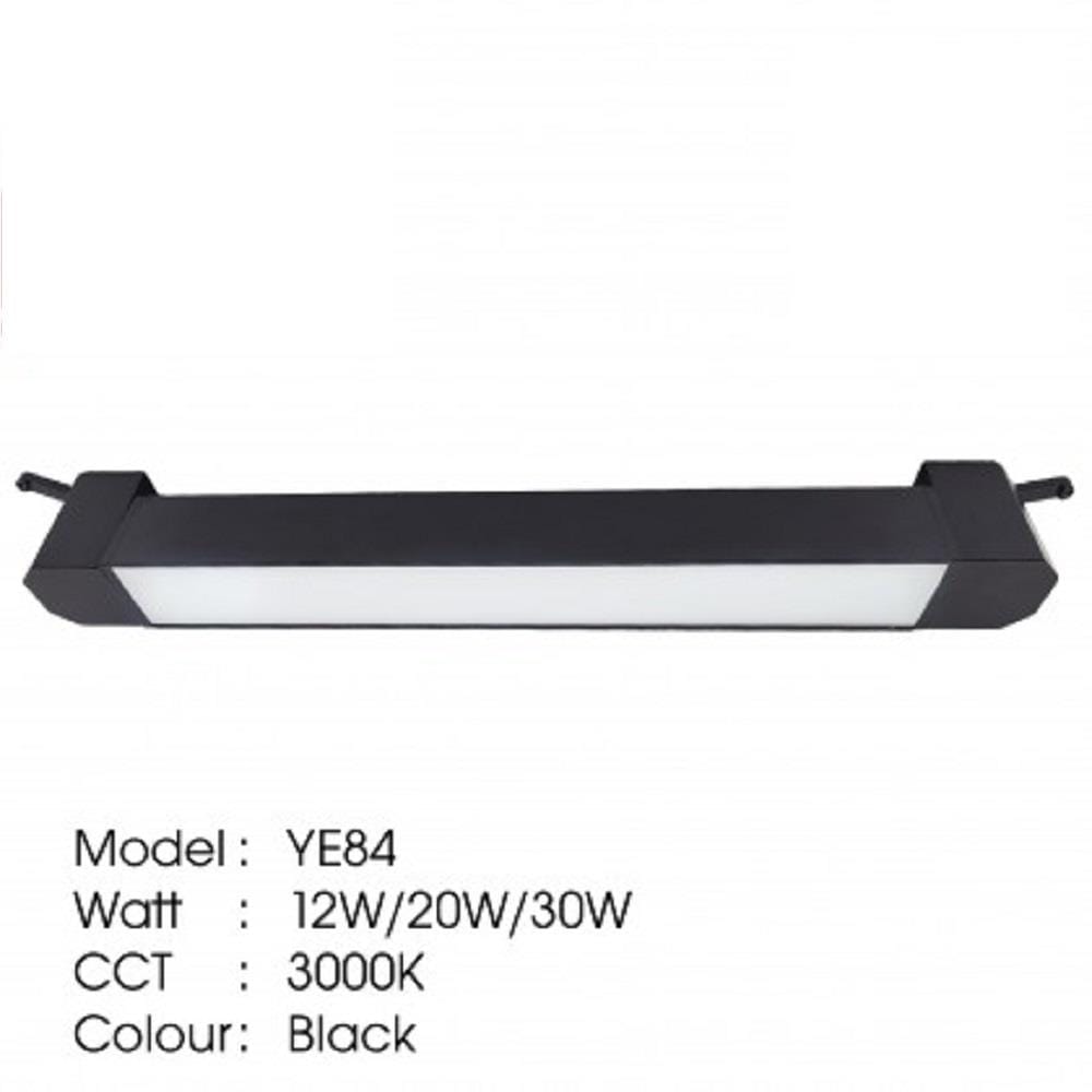 YETPLUS TRACK LIGHT YE84 12W COOL WHITE (4000K) 200MM BLACK