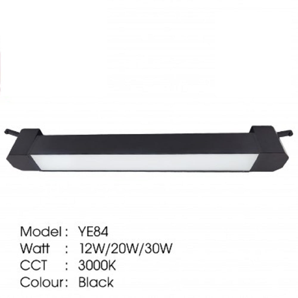 YETPLUS TRACK LIGHT YE84 12W COOL WHITE (4000K) 200MM BLACK