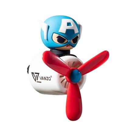 VANZO MARVEL SERIES CAR VENT PERFUME CAPTAIN AMERICA (SECRET MUSK)
