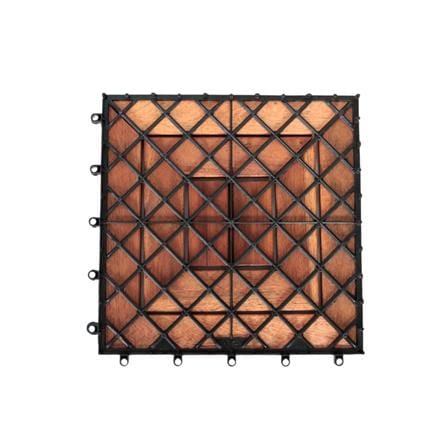 SPRING WOODEN DECK 10 SLATS 30X30CM