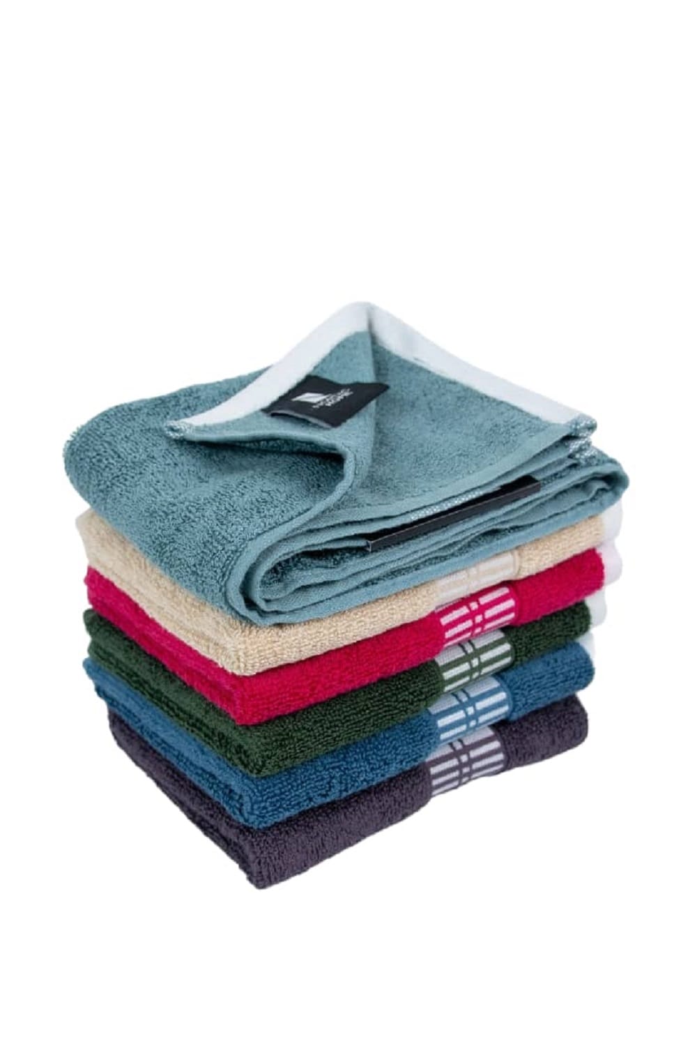 NORDIC HOME BATH TOWEL SANTORINI DOBBY 90X150CM MINERAL BLUE