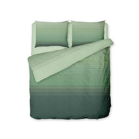 NORDIC HOME FITTED SHEET SET FRIGGA ELEMENT SUPER SINGLE JIMMY GREEN