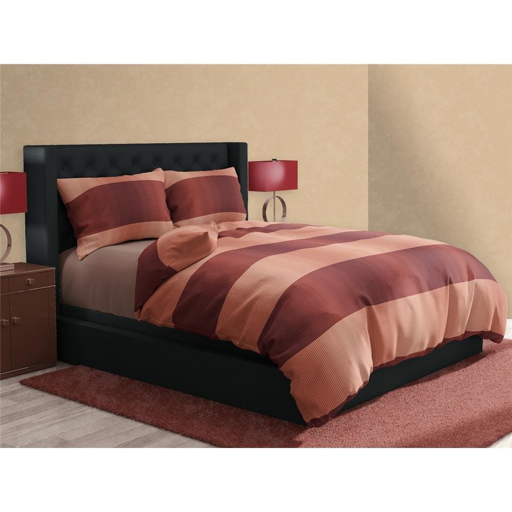 NORDIC HOME FITTED SHEET SET FRIGGA ELEMENT KING DOVO SIENNA