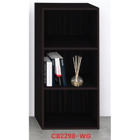 OPEN SHELF 3 TIER 42x30x89CM WENGE