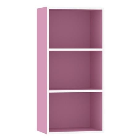 OPEN SHELF 3 TIER 42x30x89CM PINK