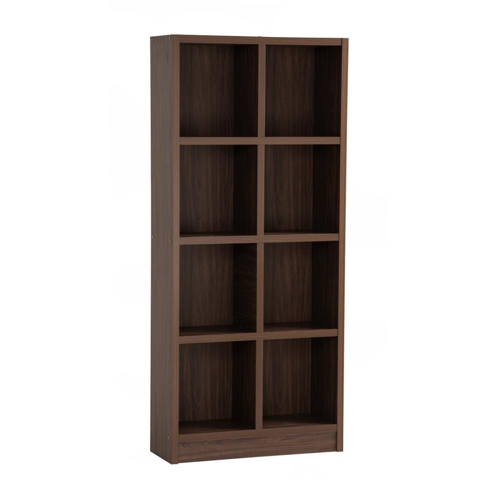 NUHOOM DAVE 8 COMPARTMENT FILE CABINET IN WALNUT COLOUR