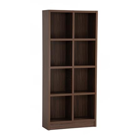 NUHOOM DAVE 8 COMPARTMENT FILE CABINET IN WALNUT COLOUR