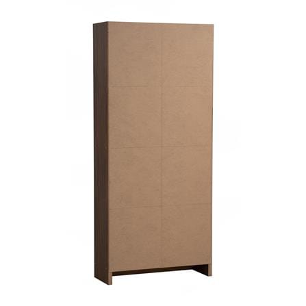 NUHOOM DAVE 8 COMPARTMENT FILE CABINET IN WALNUT COLOUR