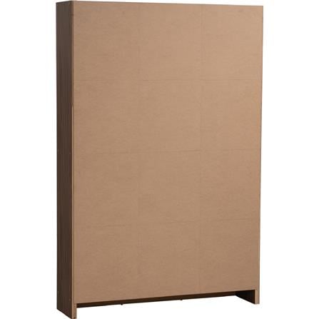 NUHOOM DAVE 12 COMPARTMENT FILE CABINET IN WALNUT COLOUR
