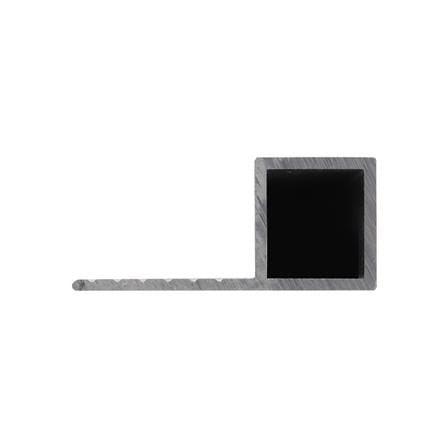 TARA CORNERTRIM ALUMINIUM SQUARE 12MM MATT SV2