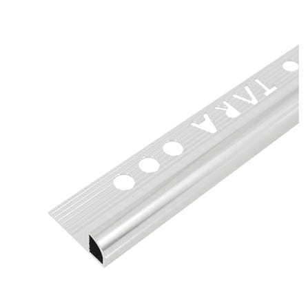 TARA CORNERTRIM ALUMINIUM CURVE 12MM SILVER2M