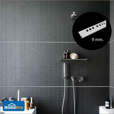 TARA CORNERTRIM ALUMINIUM SQUARE 9MM MATT SV2M