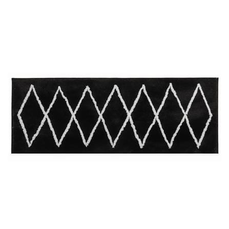 HLS RUG LEVI 45X120CM BLACK