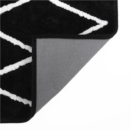HLS RUG LEVI 45X120CM BLACK