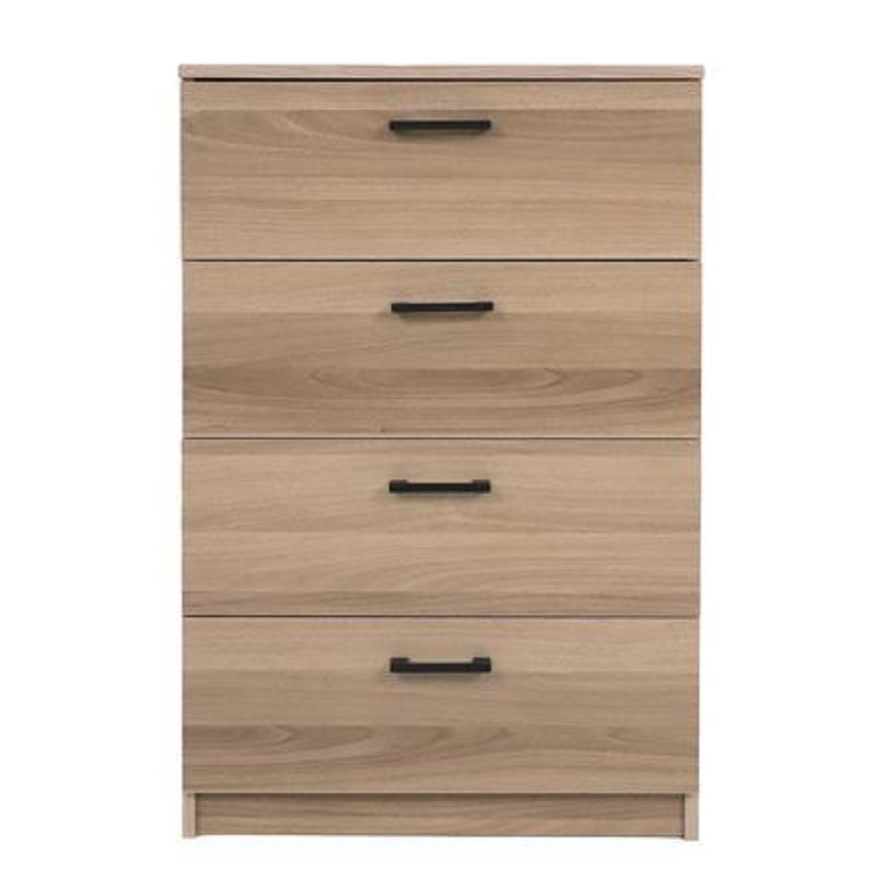 CHEST 4 DRAWER AMORE 89CM WHITE OAK