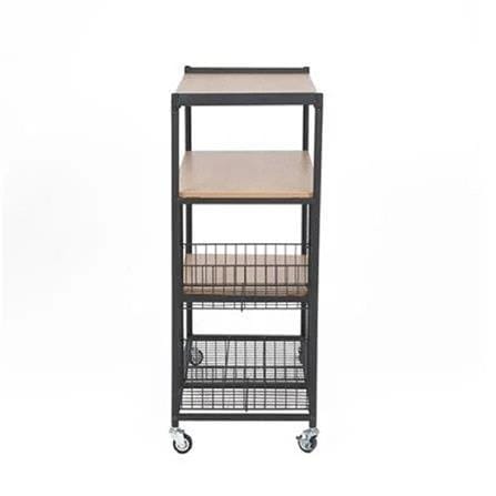 SHELVING TROLLEY FURDINI BARNEY HONEY OAK