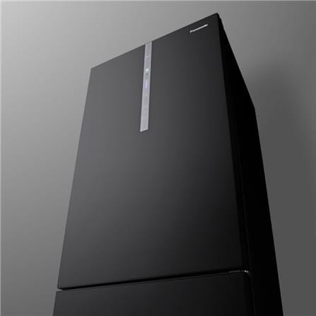 PANASONIC 2 DOOR BOTTOM FREEZER REFRIGERATOR NR-BX471WGKM 465L BLACK GLASS DOOR