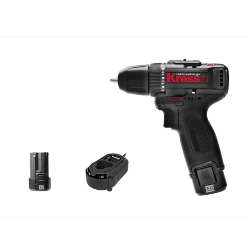 KRESS 10MM BRUSHLESS 12V DRILL DRIVER KU202.1