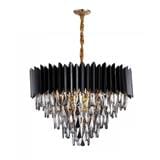 BO CHANDELIER 13818 600mm E14*11 BLACK 24INCH