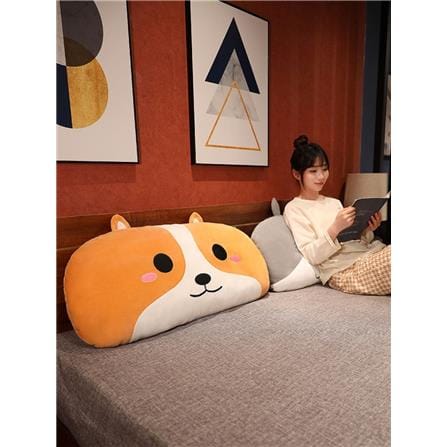 HLS PLUSH CUSHION COGI 55CM BROWN