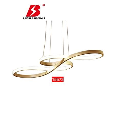 BO CHANDELIER LED 15573 3COLOUR 50WATT*2 GOLD