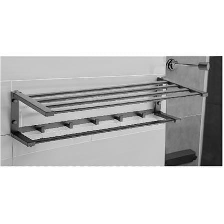 MODERN DEPOT FOLDABLE TOWEL RACK ATR-F1303-MG GUN METAL