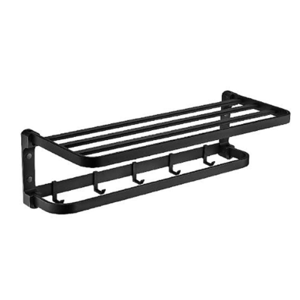 MODERN DEPOT TOWEL SHELF FOLDABLE ATR-F1403-BK BLACK