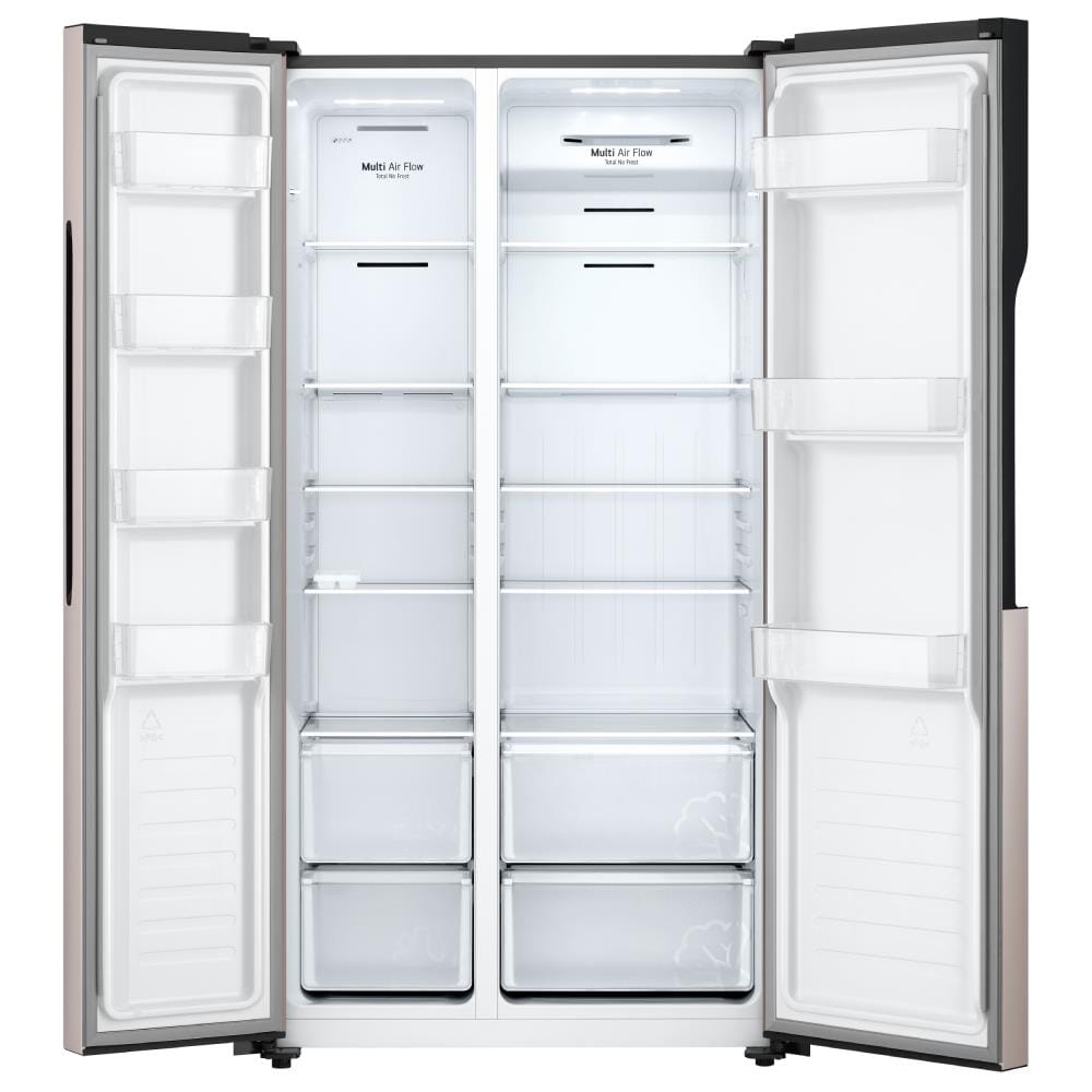 LG SIDE BY SIDE REFRIGERATOR GC-B507PGAM 508L GOLD