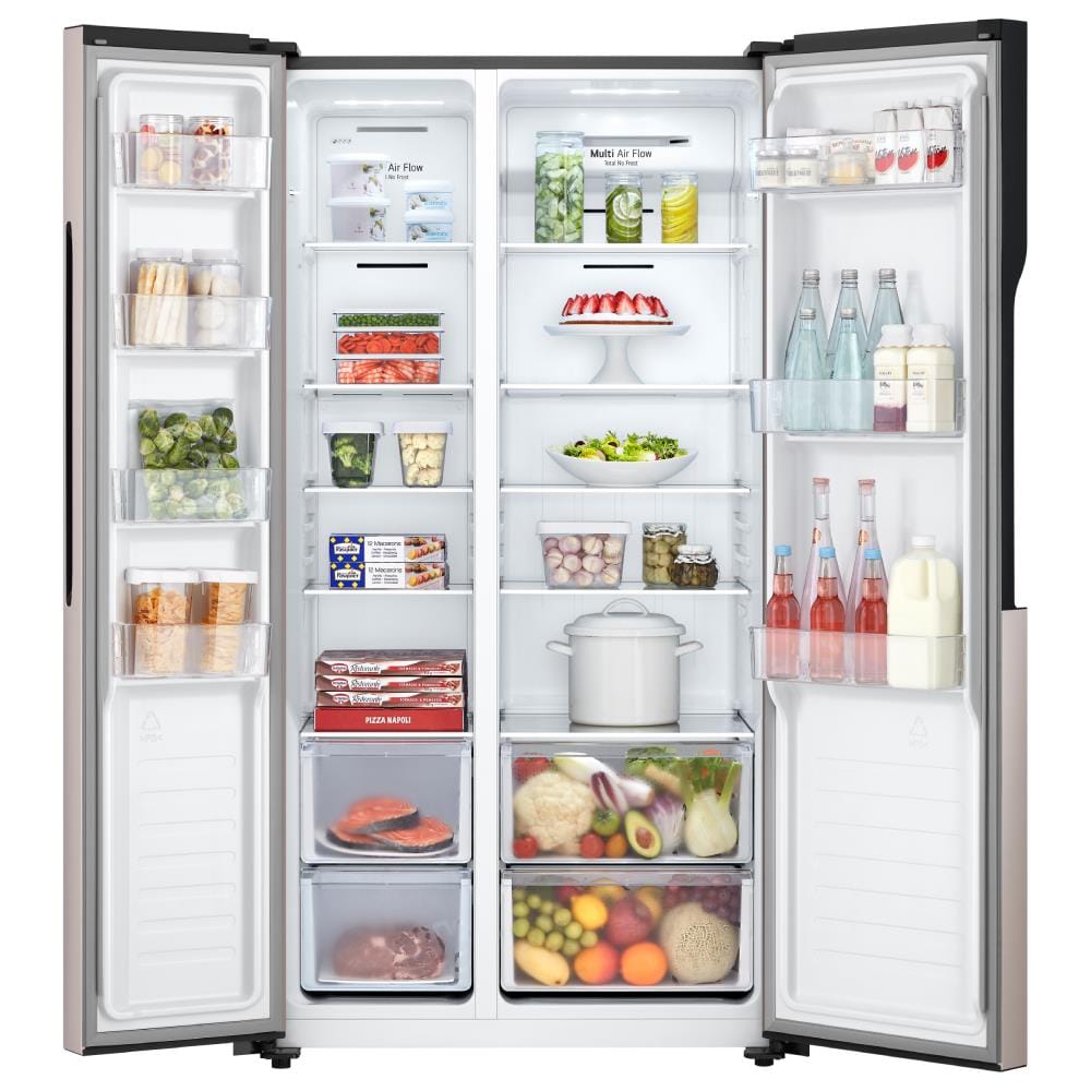LG SIDE BY SIDE REFRIGERATOR GC-B507PGAM 508L GOLD