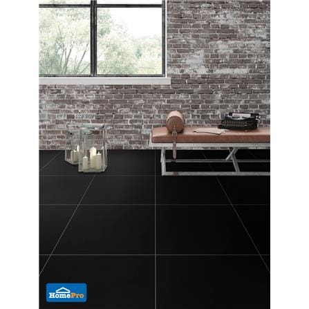 TARA FLOORTILE 60X60CM BLACK 1.44M2