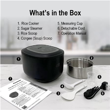 PANASONIC IH RICE COOKER SR-HL151KSK 1200W 1.5L