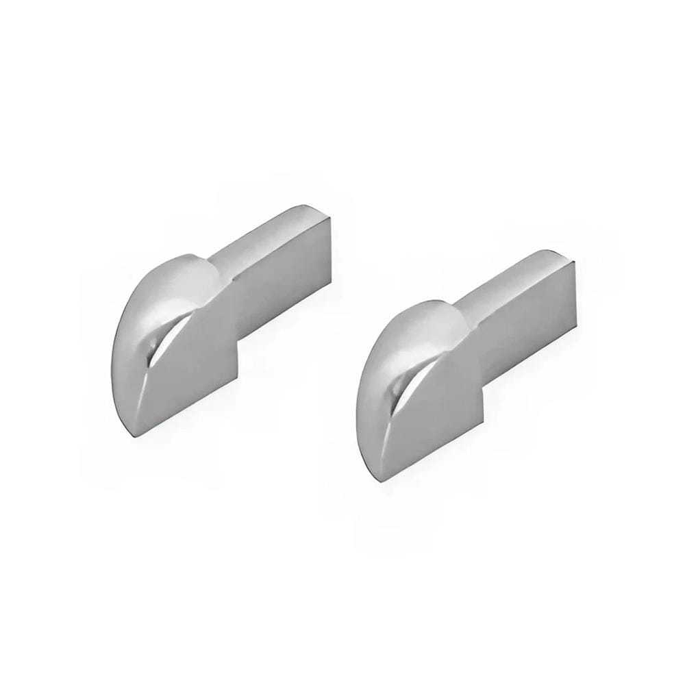 TARA ALUMINUM CORNER CONNECTOR FOR TRIM ROUND SHAPE 9MM POLISHED SILVER